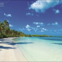 ภาพวิวสำเร็จรูป ภาพชายหาดน้ำทะเลใส