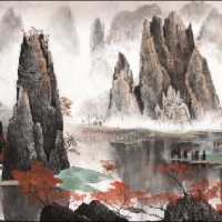 ภาพวิวสำเร็จรูป ภาพวาดธรรมชาติ