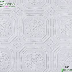 วอลเปเปอร์ฝ้า เพดาน ลายดอกไม้