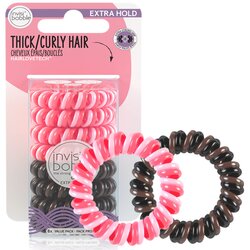 Invisibobble For Thick Hair Extra Hold Value Pack 8 Pack Multicolour