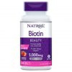 Natrol Biotin Strawberry Flavor 5,000 mg. (250 Tablets)