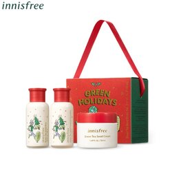 Innisfree Green Tea Seed Cream Set Green Holiday Limited Edition