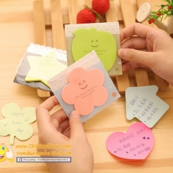 โพสอิทหลากรูปทรง [คละลาย] ชิ้นละ 6 บาท Ohwowshop