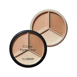 The Saem Cover Perfection Triple pot concealer #02 Natural Beige