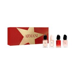 น้ำหอมจิ๋ว Gift Set Giorgio Armani Si Mini XMas Gift Set 4 items