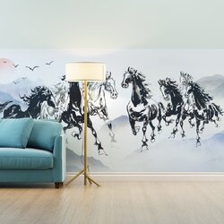 วอลเปเปอร์สั่งพิมพ์ลายม้ามงคล JHC-21