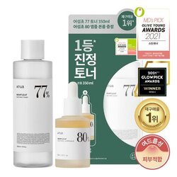 Anua Heartleaf 77% Soothing Toner 350 ml. + Anua Heartleaf 80% Soothing Ampoule 30 ml.