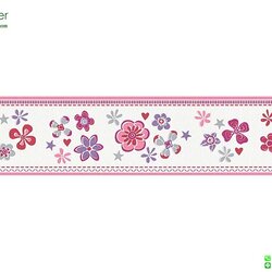 บอร์เดอร์ วอลเปเปอร์ลายดอกไม้