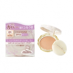 Cezanne UV Silk Cover Powder SPF50 PA++++ 10 g. #01 Light