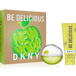 Be Delicious by DKNY Gift Set 3.4 oz EDP + Body Lotion for Women