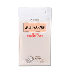 Shiseido Oil Blotting Paper No.012 120 แผ่น ขนาด 74 mm. x 104 mm.