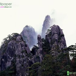 ภาพวิวภูเขาหินหวงซาน