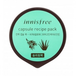 Innisfree Capsule Recipe Pack : Jeju Bija & Aloe Sleeping Pack (Trouble Care & Soothing)