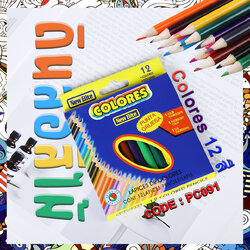 🌈ดินสอสีไม้🌈 Colores 12 สี กล่องละ 12 บาท ✔️พร้อมส่ง Ohwowshop สีไม้ ดินสอ เครื่องเขียน