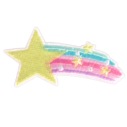 ตัวรีดติดเสื้อดาวตกเรนโบว์