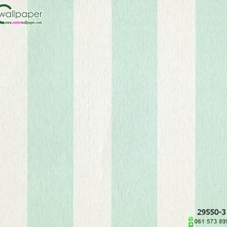 วอลเปเปอร์ ลายทางสีเขียวสลับขาว