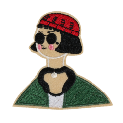 ตัวรีดติดเสื้อศิลปินหญิง