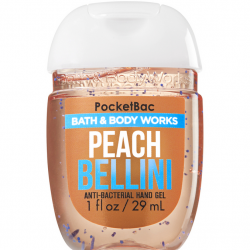 Bath & Bodyworks Pocket Bac Anti-Bacterial Hand Gel 29 ml. #Peach Bellini