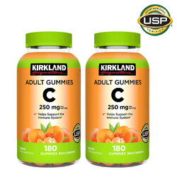 Kirkland Signature Vitamin C 250 mg. Adult (180 Gummies) แพคเกจใหม่