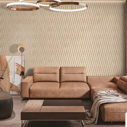 วอลเปเปอร์โมเดิร์นกราฟฟิค สีน้ำตาลทอง NO.TE2410-5