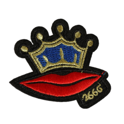 ตัวรีดติดเสื้อปากมงกุฎ