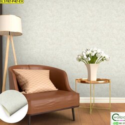 วอลเปเปอร์ลายปูนเปลือยสีเทาอมครีม