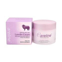 Careline Lanolin Cream With Grape Seed Oil & Vitamin E 100 ml.