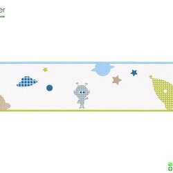 บอร์เดอร์ วอลเปเปอร์ลายอวกาศ