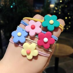 🔥 ยางรัดผมดอกบ๊วย ชิ้นละ 2 บาท ✔️พร้อมส่ง Ohwowshop หนังยางรัดผมเกาหลี ยางรัดผมไสต์เกาหลี