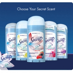 Secret PH Balanced Sheer Clean Invisible Solid Antiperspirant Deodorant 73 g