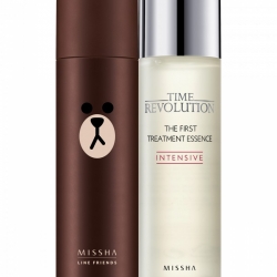 Missha x Line Friends Time Revolution The First Treatment Essence #Brown