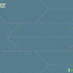 วอลเปเปอร์ติดผนังลายกราฟฟิค3D สีฟ้า