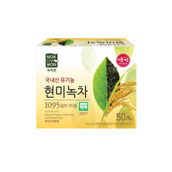 NOKCHAWON Korean Organic Green Tea with Brown Rice 50 ซอง