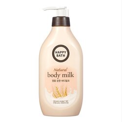 Happy Bath Natural Body Milk 450 ml. (กลิ่นน้ำนม)
