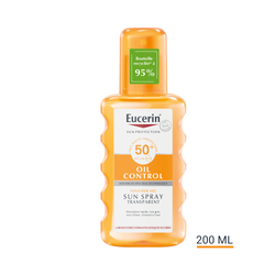Eucerin Sun Oil Control Dry Touch Sun Spray Transparent SPF50+ 200 ml.