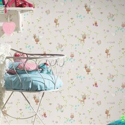 วอลเปเปอร์ติดผนังลายการ์ตูน