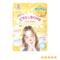Kose Clear Turn ฺVitamin Bomb Brigtening Face Mask 7 Sheets