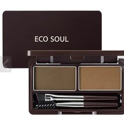 The Saem Eco Soul Eye Kit Brown #01 Natural Brown