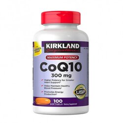 Kirkland Co Q10 300 mg. (100 Softgels)