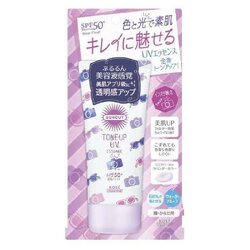 Kose Suncut Sunscreen Tone Up UV Essence SPF 50+ PA++++ Waterproof 80 g. #สีม่วง
