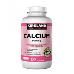 Kirkland Calcium 600 mg. + D3 500 Tablets