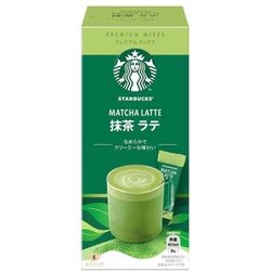 Starbucks Premium Instant Coffee Mixes Matcha Latte 14 g. x 4 Sticks (1 กล่อง 4 ซอง) Exp. 12/2024
