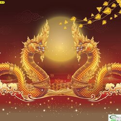 วอลเปเปอร์สั่งพิมพ์ลายพญานาค