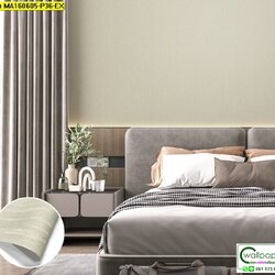 วอลเปเปอร์ติดผนังสีครีม