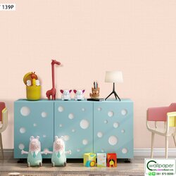 วอลเปเปอร์บ้านสีส้ม No.9824-3