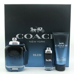Coach Blue EDT for Men Gift Set 3 Items