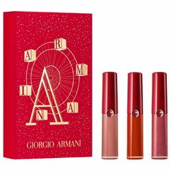 Giorgio Armani Beauty Mini Lip Maestro Liquid Matte Lipstick Trio 3.5 ml. x 3 Colors
