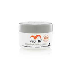 Rebirth Placenta Whitening Cream with Wakamine, Collagen & Sunscreen 100 ml.