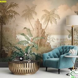 วอลเปเปอร์พิมพ์ลายภาพสวนป่า Premium PM-143-C