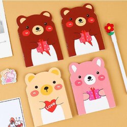 กระดาษสมุดบันทึกโน๊ตรูปสัตว์ต่างๆ [สุ่มแบบ] ชิ้นละ 3 บาท Ohwowshop